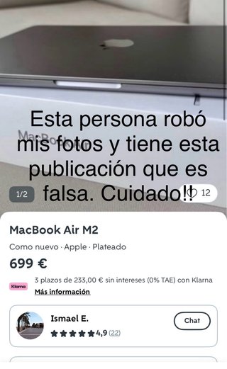 MacBook Air M2 Gris Espacial