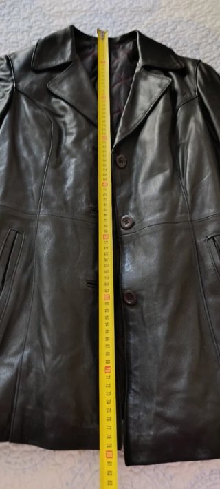 Chaquetón Piel Cordero Negro