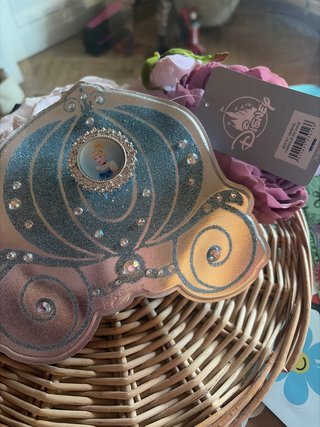 Bolso Disney Cenicienta Carruaje Azul y plateado