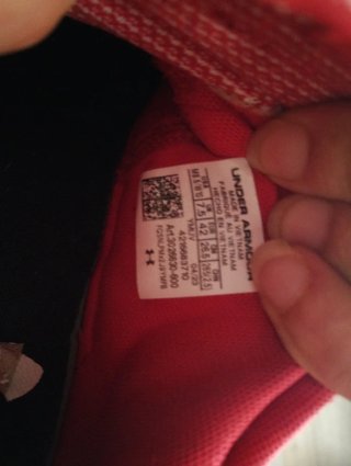 Scarpe Under Armour Rosse