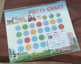 Orinal infantil con pegatinas