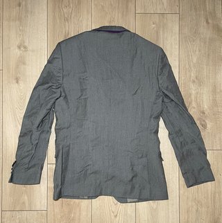 Americana Armand Basi vintage gris forro estampado