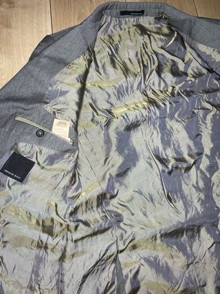 Americana Armand Basi vintage gris forro estampado