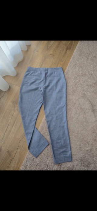 Pantalón Zara Gris Mujer