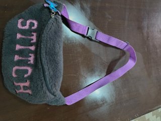 Riñonera Peluche Stich Disney Morada