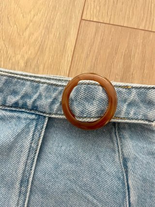Falda pantalón denim Zara Talla M