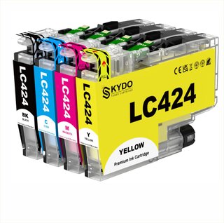 Pack 4 Cartuchos Tinta Brother LC424 Compatibles