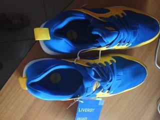 Iconiche Scarpe Lidl Sneakers Blu e Gialle