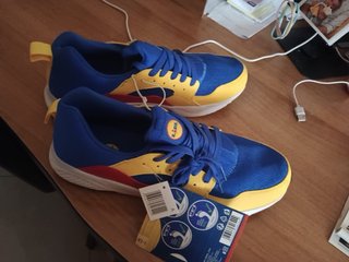 Iconiche Scarpe Lidl Sneakers Blu e Gialle