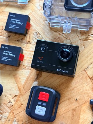 Cámara de Acción Victure 4K WIFI + 2 Baterías