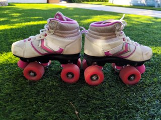 Patines Fila Blancos y Rosas