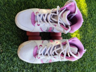 Patines Fila Blancos y Rosas