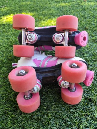 Patines Fila Blancos y Rosas