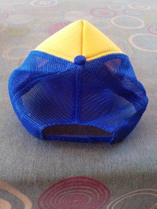 Gorra + mochila infantil Minions  azul y amarillo