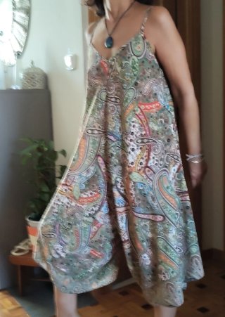 Mono/Vestido Verano Estampado Multicolor
