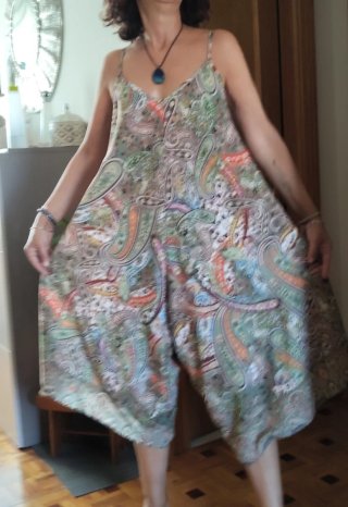 Mono/Vestido Verano Estampado Multicolor