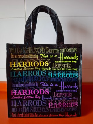 Bolsa Harrods. Edición limitada multicolor