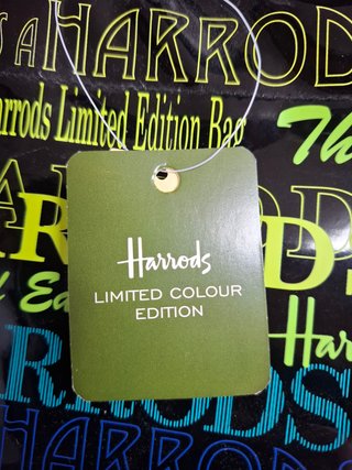 Bolsa Harrods. Edición limitada multicolor