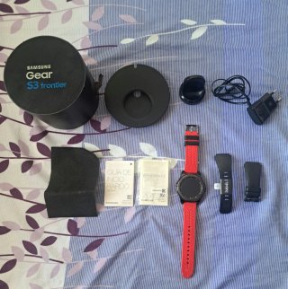 Samsung Gear S3 frontier Smartwatch Negro/Rojo