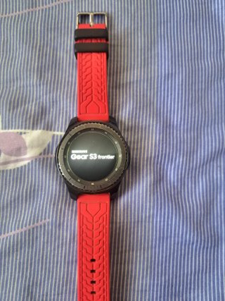Samsung Gear S3 frontier Smartwatch Negro/Rojo