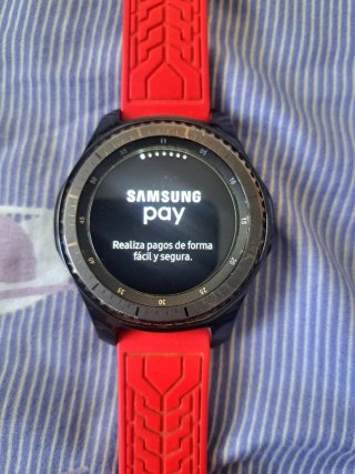 Samsung Gear S3 frontier Smartwatch Negro/Rojo