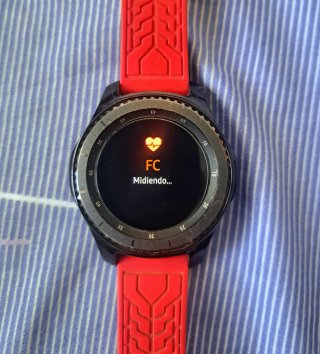 Samsung Gear S3 frontier Smartwatch Negro/Rojo