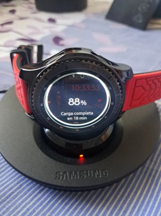 Samsung Gear S3 frontier Smartwatch Negro/Rojo