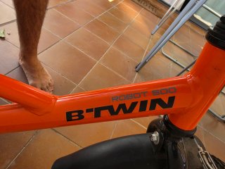 Bicicleta infantil B'TWIN naranja