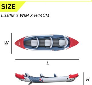 Kayak Hinchable Hydro Force Lite-Rapid X3