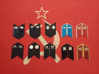 Insignias militares URSS cuello (20 unidades)