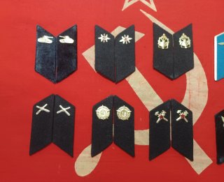 Insignias militares URSS cuello (20 unidades)