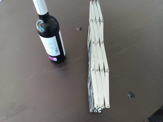 Botellero extensible metal cromado
