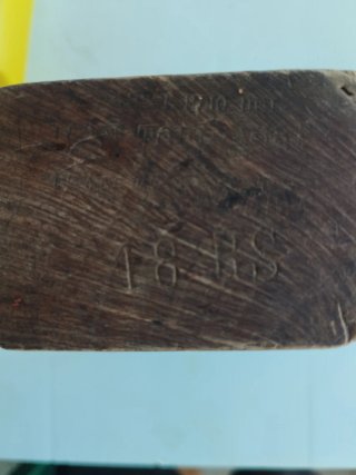 Cepillo carpintero antiguo madera
