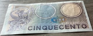 500 Lire Mercurio Biglietto di Stato