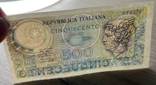 500 Lire Mercurio Biglietto di Stato