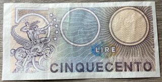 500 Lire Mercurio Biglietto di Stato