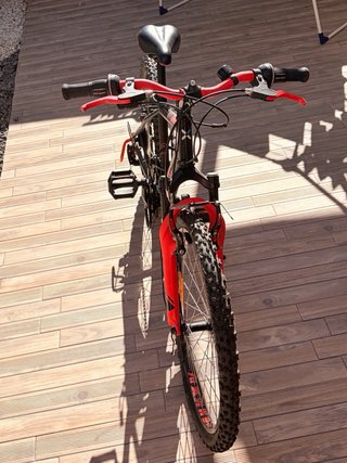 Bicicleta RockRider 500 Roja y negra