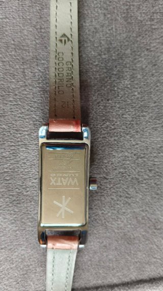 Reloj WATX Mujer Correa Rosa y Plata