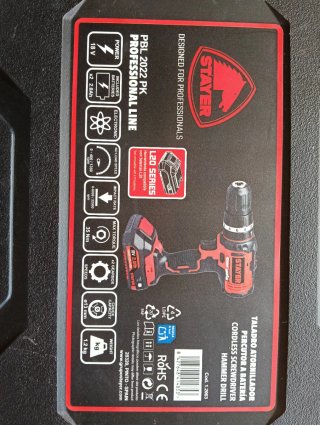Taladro STAYER 18V 2.0Ah con cargador