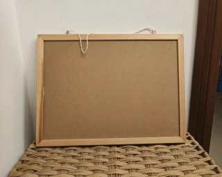 Bacheca Faccende di Casa in Legno e Sughero