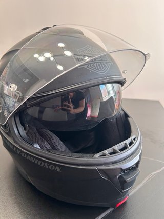 Casco Harley Davidson Negro Mate