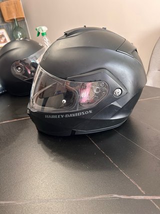 Casco Harley Davidson Negro Mate