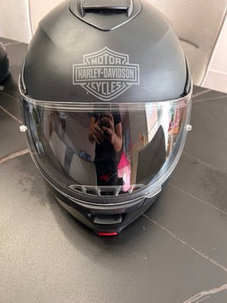 Casco Harley Davidson Negro Mate