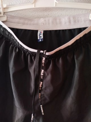 Pantalón corto running Fila negro