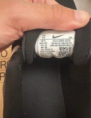 Nike Revolution 6 Negro/Blanco Nuevas