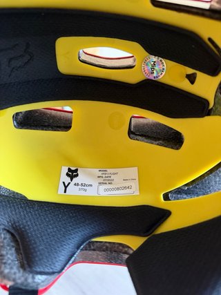 Casco  Bici Niño Fox Flight T 48-52 cm Rojo