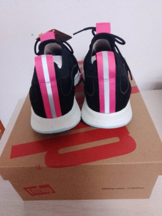 Zapatillas Fitflop Negras y Rosas Talla 37
