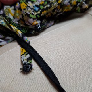 Vestido VILA negro floral