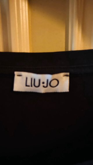 T-shirt Liu Jo nera con strass