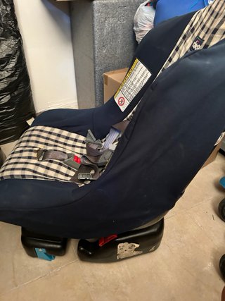 Silla de coche Chicco a cuadros